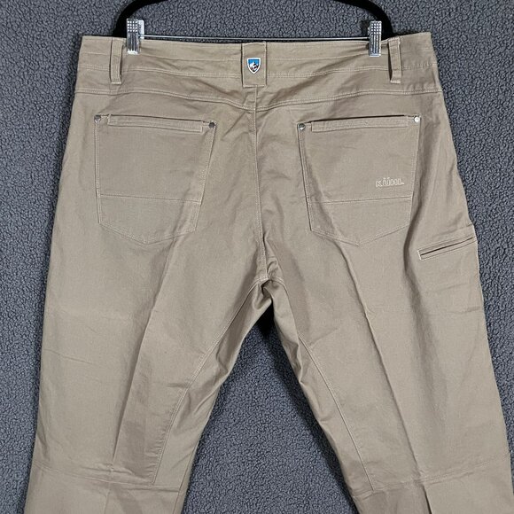 Kuhl Ryder Vintage Patina Dye Pants - Men's Size 42*34 - Tan Brown - Picture 5 of 13